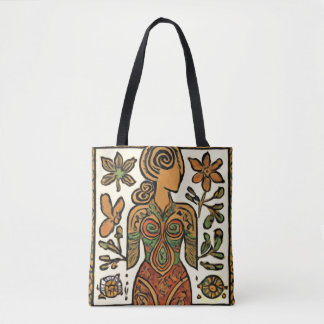 Bolsa Tote Divina Deusa da Terra Feminina