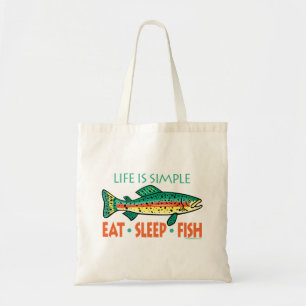 Bolsa Tote Dizendo Pesca Engraçado