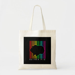 Bolsa Tote DJ Guiné Pig Techno Edm Animal Rave Star Rainbow