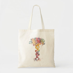 Bolsa Tote DNA Tree Life Genetics Biologist Science Earth Day