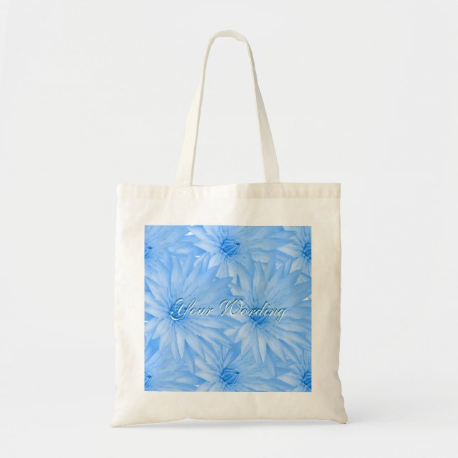 Bolsa Tote Do Aqua do azul sacolas lilly - personalize (Frente)