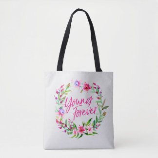 BOLSA TOTE DO BTS DOS JOVENS GRINALDA FLORAL PARA SEMPRE