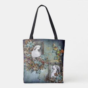 Bolsa Tote Do filho de grandes Pyrenees do "design pai e"