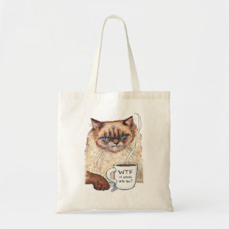 Bolsa tote do Gato Mal-humorado