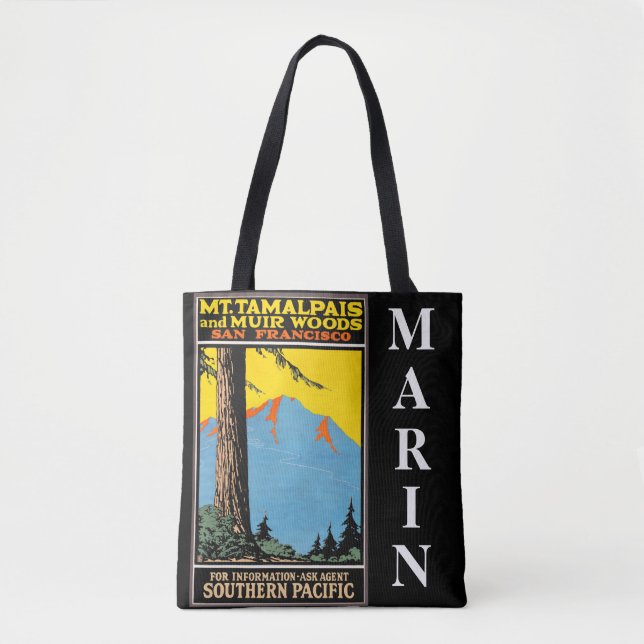 Bolsa Tote do Monte Tamalpais (Frente)