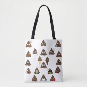 Bolsa Tote Do tombadilho de Emojis sacola abundante