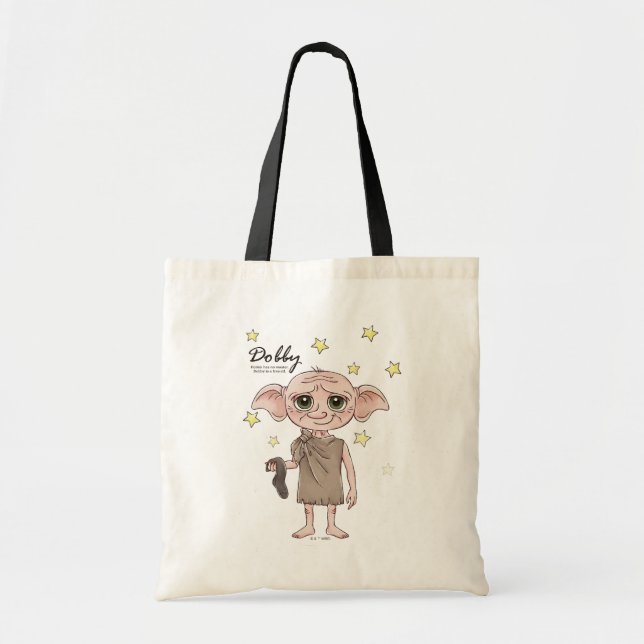 Bolsa Tote Dobby Watercolor Character Art (Frente)