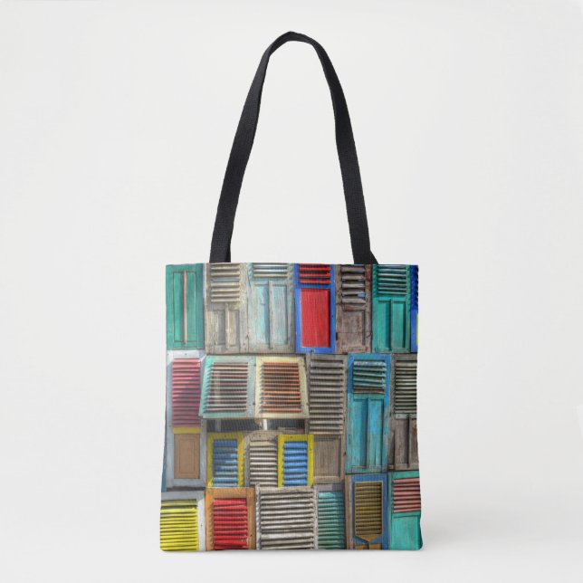 Bolsa Tote Dobrando os interruptores da caixa do Windows Hous (Frente)