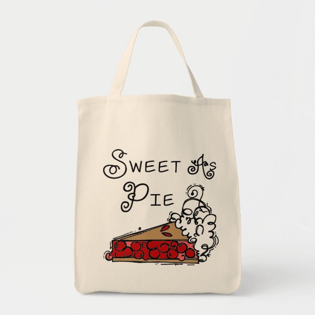 Bolsa Tote Doce como a torta (Frente)