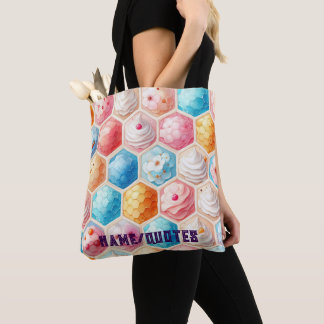 Bolsa Tote Doce Design Sem Costura de Colmeia