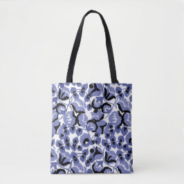 Bolsa Tote Doce Ervilha (Periwinkle) Arte Refinada