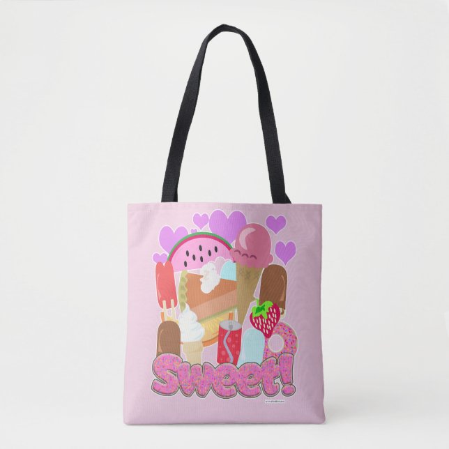 Bolsa Tote Doces adoráveis (Frente)