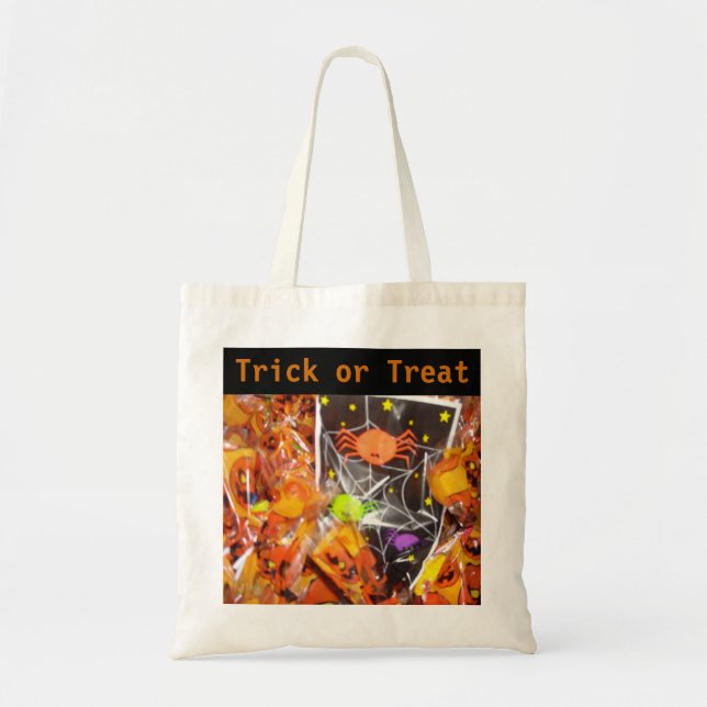 Bolsa Tote Doces de Halloween (Frente)
