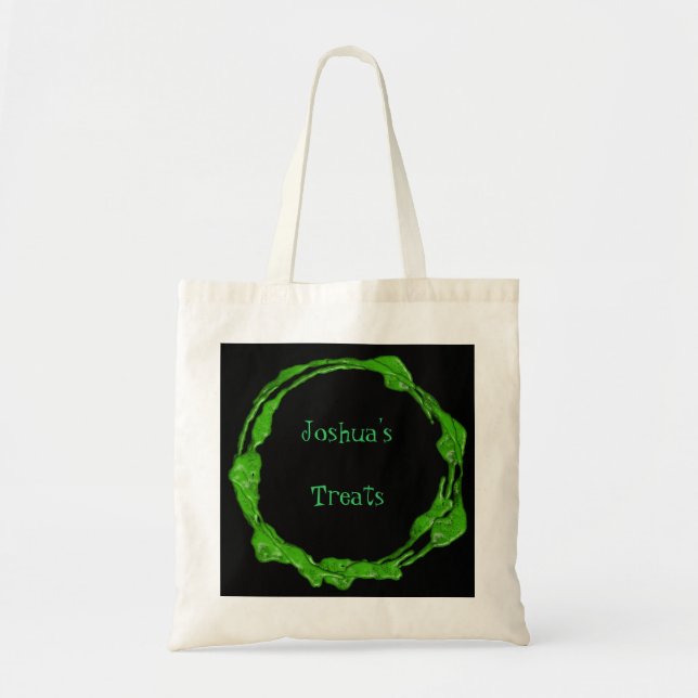 Bolsa Tote Doces de Halloween Green Goo & Gunge (Frente)