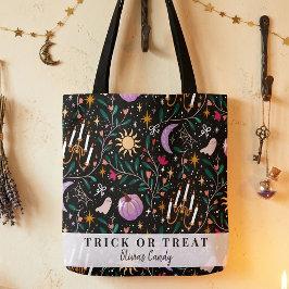 Bolsa Tote Doces de Halloween Luxuosos para Truque ou Tratame