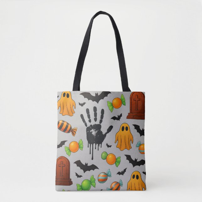 Bolsa Tote Doces e Sombras Spooky (Frente)