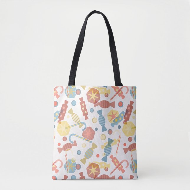 Bolsa Tote Doces e teste padrão dos doces (Frente)