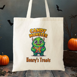 Bolsa Tote Doces Monster Trick ou Treine Bag