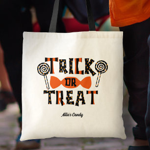 Bolsa Tote Doces personalizados laranja e preto