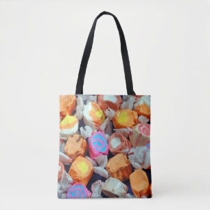 Bolsa Tote Doces taffy coloridos