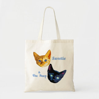Bolsa Tote Docinho & a sacola do gato do sinal acústico