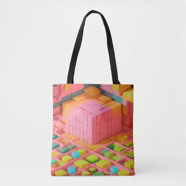Bolsa Tote Doçura Colorida (Frente)