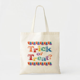 Bolsa Tote Doçura ou travessura do arco-íris