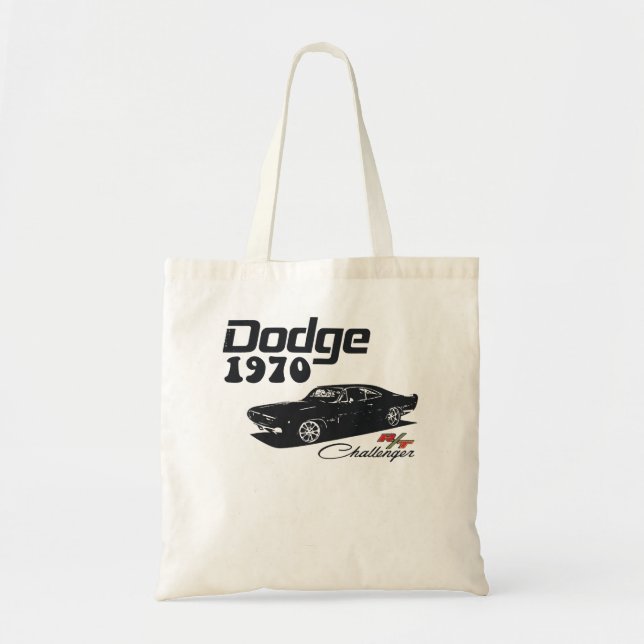 Bolsa Tote Dodge Challenger Musculus Carro Americano Bandeira (Frente)