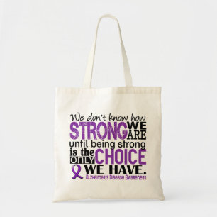 Bolsa Tote Doença de Alzheimer como forte nós somos