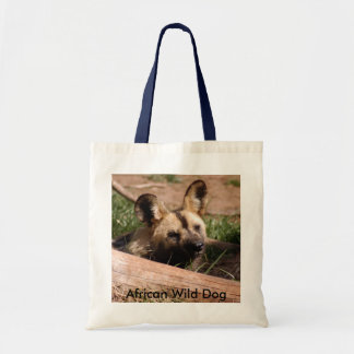 Bolsa Tote Dog-012 selvagem africano, cão selvagem africano