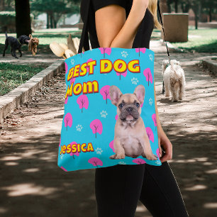 Bolsa Tote Dog Mãe Gift - Dia de as mães Personalizado de Fot