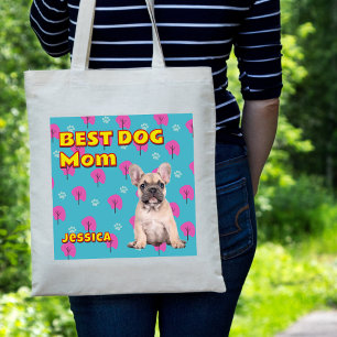 Bolsa Tote Dog Mãe Gift - Foto personalizada de Pet Aniversár