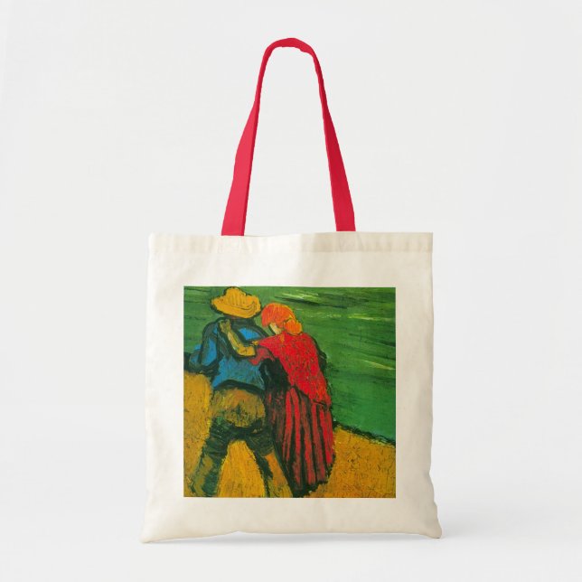 Bolsa Tote Dois Amantes por Vincent van Gogh (Frente)