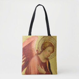 Bolsa Tote Dois Anjos do Renascimento pelo Mestre do Bambino 