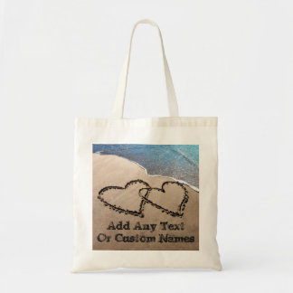 Bolsa Tote Dois Corações No Sand Tote Bag
