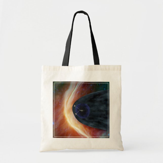Bolsa Tote Dois Espaçadores Voyager Explorando Espaço Turbule (Frente)