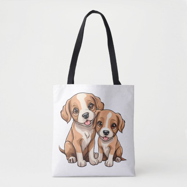 Bolsa Tote DOIS FILHOTES (Frente)