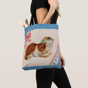 Bolsa Tote dois gatinhos adoráveis impressão