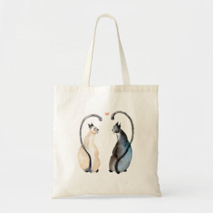 Bolsa Tote Dois gatos apaixonados