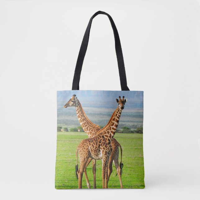 Bolsa Tote Dois girafas (Frente)