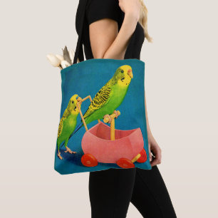 Bolsa Tote dois periquitos