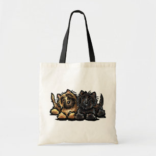 Bolsa Tote Dois terrier de monte de pedras