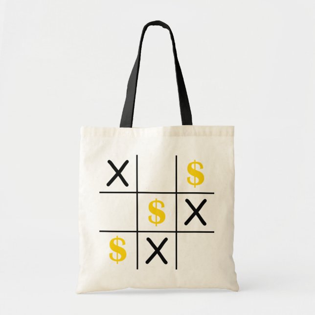 Bolsa Tote Dólar Tic Tac Toe (Frente)