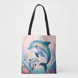 Bolsa Tote Dolphin Mom and Baby