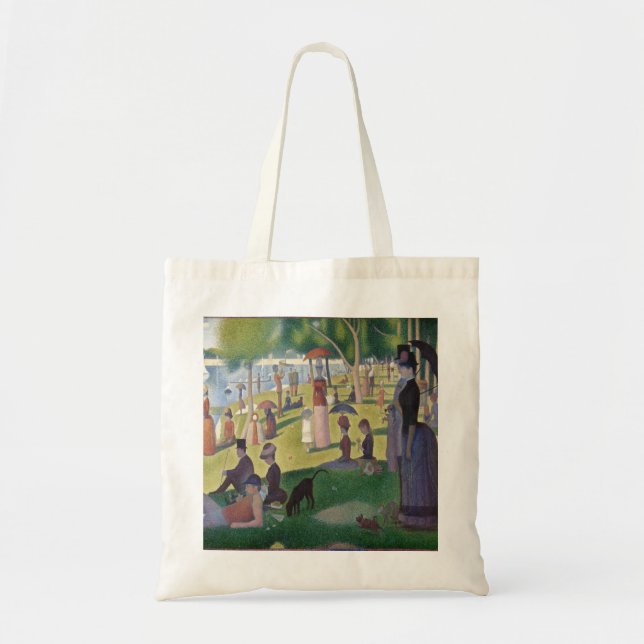 Bolsa Tote Domingo em La Grande Jatte por Georges Seurat (Frente)