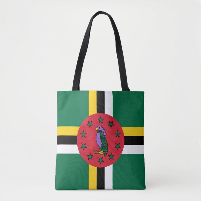 Bolsa Tote Dominica Flag (Frente)