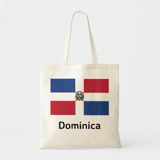Bolsa Tote Dominica Flag (Frente)