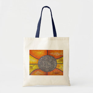 Bolsa Tote Dominican Republic Primitive Fine Art Tote Bag