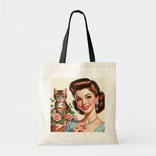 Bolsa Tote Dona de Gato Fofo