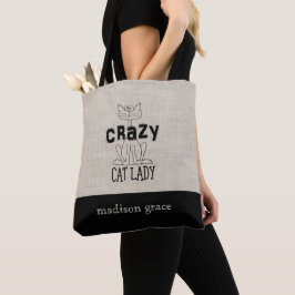 Bolsa Tote Dona Gata Louca